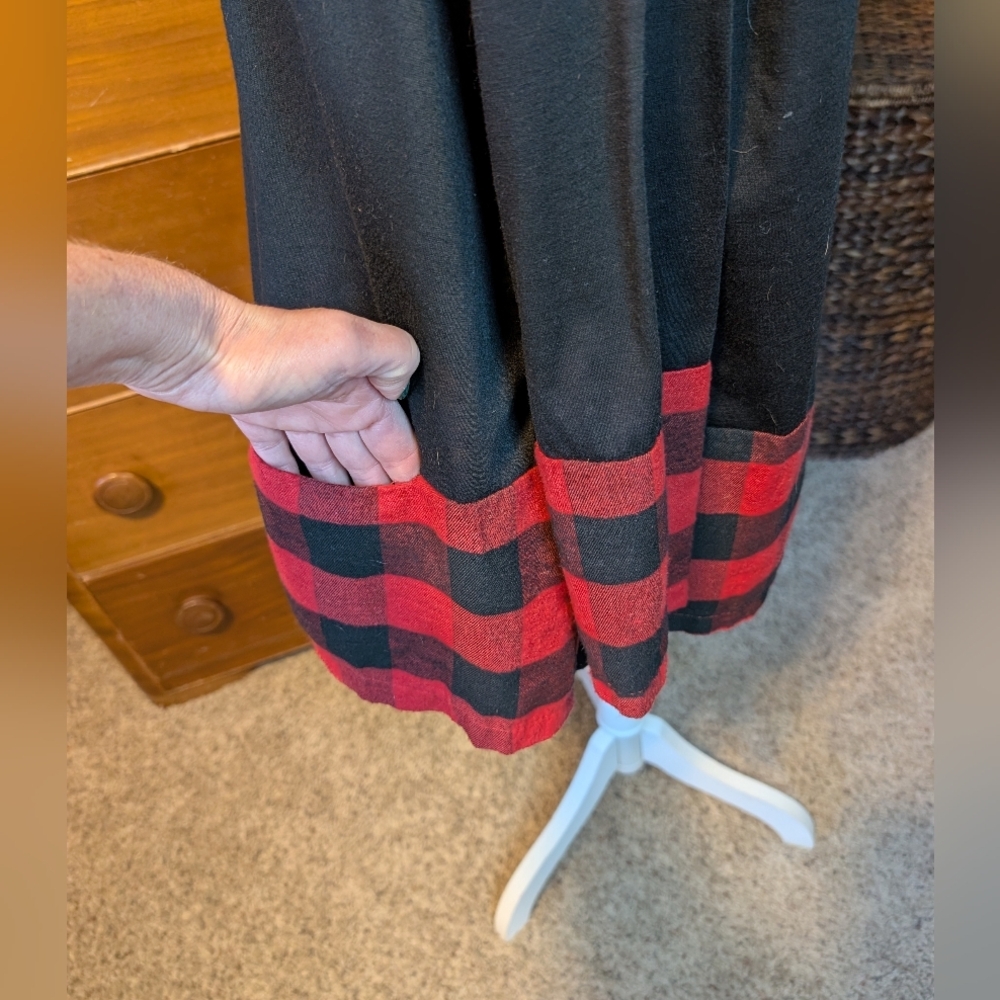 SequinReindeer Winter Buffalo Plaid Tunic XXL - Picture 7 of 12